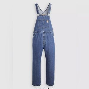 Levi's Blue denim jeans RED TAB™ MEN'S OVERALLS size large 100% cotton